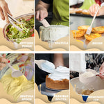 Load image into Gallery viewer, Mixing Bowls with Airtight Lids Set, 26PCS Stainless Steel Khaki Bowls with Grater Attachments, Non-Slip Bottoms & Kitchen Gadgets Set, Size 7, 4, 2.5, 2.0,1.5, 1QT, Great for Mixing & Serving