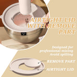 Load image into Gallery viewer, Mixing Bowls with Airtight Lids Set, 26PCS Stainless Steel Khaki Bowls with Grater Attachments, Non-Slip Bottoms & Kitchen Gadgets Set, Size 7, 4, 2.5, 2.0,1.5, 1QT, Great for Mixing & Serving