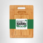 Load image into Gallery viewer, Bamboo Cutting Boards for Kitchen [Set of 3] Wood Cutting Board for Chopping Meat, Vegetables, Fruits, Cheese, Knife Friendly Serving Tray with Handles
